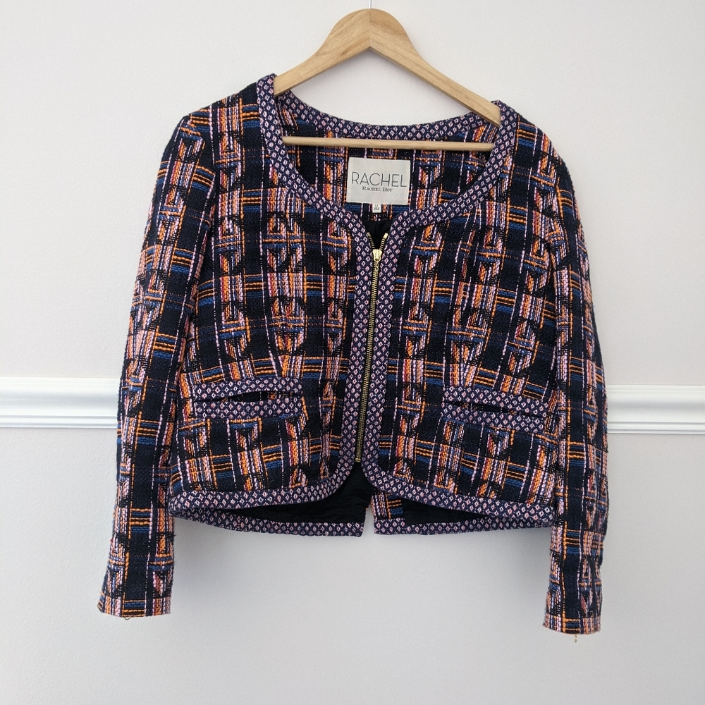 Rachel Roy Colorful Blazer in Tweed